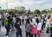 Polisi Menyapa di CFD Pekanbaru, Ditlantas Polda Riau Tebar Edukasi Keselamatan dan Semangat Green Policing