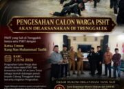 Pengesahan PSHT Trenggalek Siap Digelar, Teguh Wahyudi Tegaskan: “PSHT Sah Hanya Satu, Dipimpin Kang Mas Muhammad Taufiq”