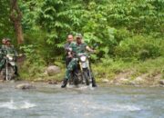 Menembus Arus Deras Demi Rakyat, Danrem 132/Tadulako Tinjau Pembangunan Jembatan