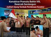 Ka Kwarcab Pramuka Sarolangun Lantik Kamabiran dan Wakamabiran, Perkuat Pembinaan Kepramukaan di Tingkat Ranting