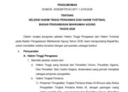 Bawas MA Resmi Buka Seleksi Hakim Tinggi Pengawasan dan Hakim Yustisial 2026, Pendaftaran Dimulai 3 Agustus