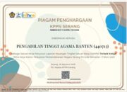 PTA Banten Borong Tiga Penghargaan KPPN Serang, Kinerja Keuangan Jadi Sorotan di HUT ke-81 MA
