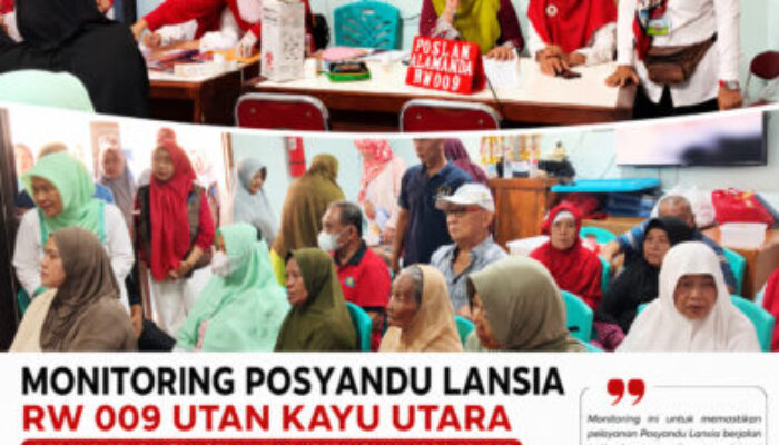 Posyandu Lansia RW 009 Utan Kayu Utara Diperkuat, Kolaborasi Kelurahan dan Kader Jadi Kunci