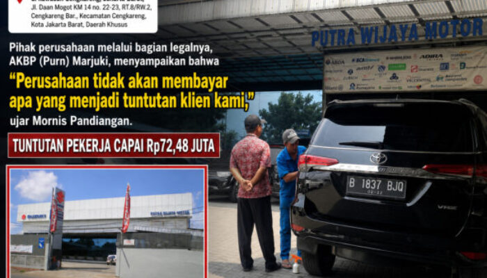PHK, Upah, dan BPJS Jadi Sorotan, CV Putra Wijaya Motor Tolak Tuntutan Pekerja